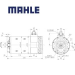 Elektrický motor MAHLE 24V 3.0kW