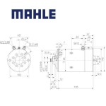 Elektrický motor MAHLE 24V 3.0kW