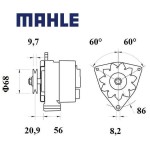Alternátor MAHLE 28V 55A
