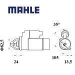 Startér MAHLE 12V 3.2kW