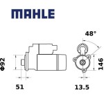 Startér MAHLE 12V 4.2kW