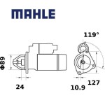 Startér MAHLE 12V 4.2kW
