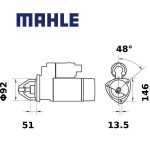 Startér MAHLE 12V 4.2kW
