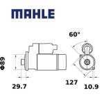 Startér MAHLE 24V 3.5kW