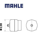 Alternátor MAHLE 14V 60A