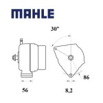 Alternátor MAHLE 14V 85A