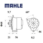 Alternátor MAHLE 14V 33A