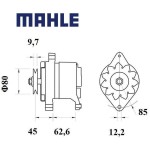 Alternátor MAHLE 28V 55A