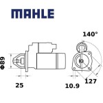 Startér MAHLE 12V 3.1kW