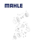 Alternátor MAHLE 28V 140A